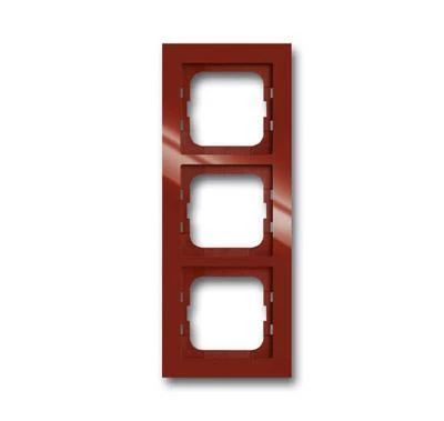  артикул 1754-0-4478 название Рамка 3-ая (тройная), цвет Foyer (красный), Axcent, ABB