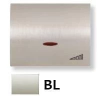  артикул 8460.1 BL название ABB NIE Olas Белый Накладка светорегулятора нажимного