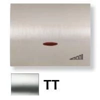  артикул 8460.1 TT название ABB NIE Olas Титан Накладка светорегулятора нажимного