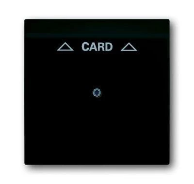  артикул 1753-0-9905 название ABB BJE Impuls Чёрный Бриллиант Накладка карточного выключателя (мех 2025 U)
